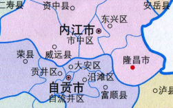 内江有几个区县？内江市主城区包括哪些？