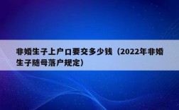 湖南未婚生子怎么上户口最新？湖南未婚生子交多少社会抚养费？