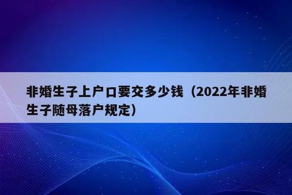 湖南未婚生子怎么上户口最新？湖南未婚生子交多少社会抚养费？-图1