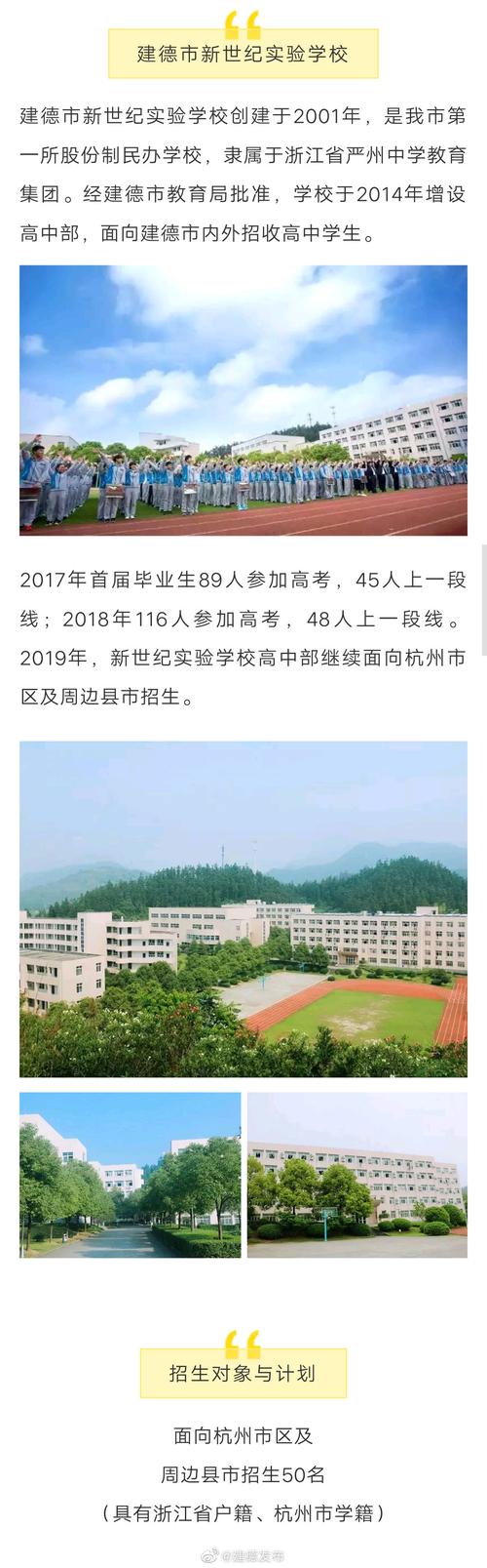 建德新世纪高中部怎么样？于田博物馆开放时间？-图2