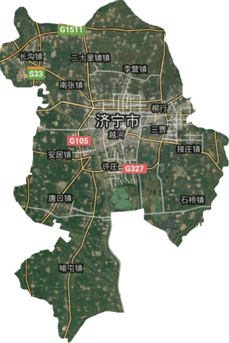 济宁市任城区街道划分？山东半岛城市群？-图1