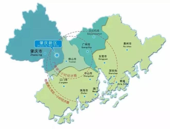 肇庆哪个区近广佛地区？肇庆和江门接壤么？-图1