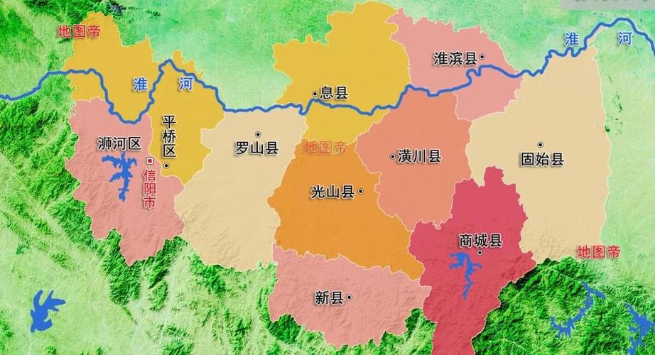 信阳交界的地方是哪里？信阳有几个区？-图1