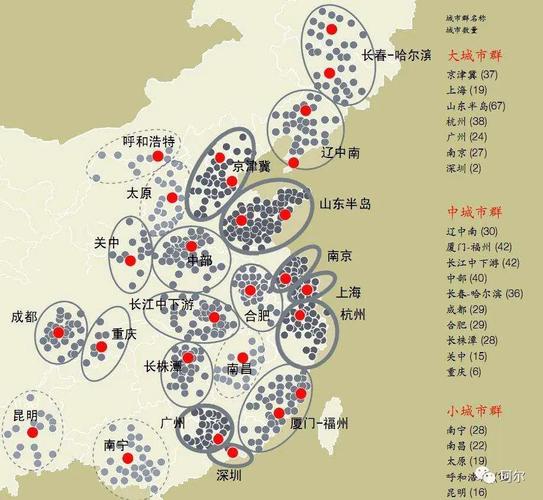 八大城市群到底是哪八个？中国第一个城市群？-图3