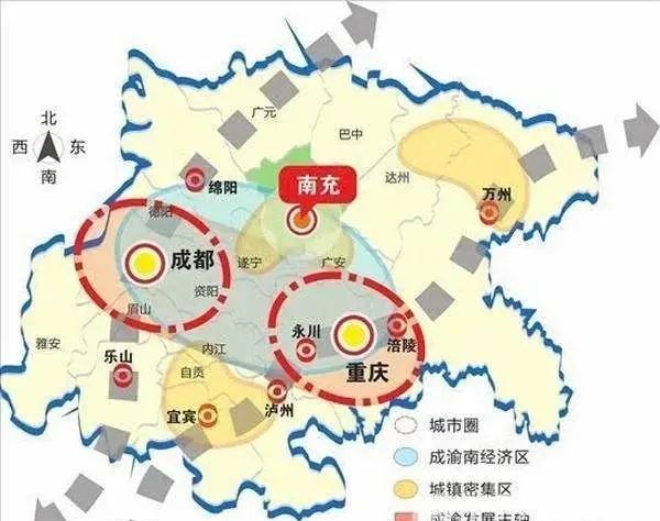 成都平原城市群有哪些？第八个都市圈是哪个城市？-图2