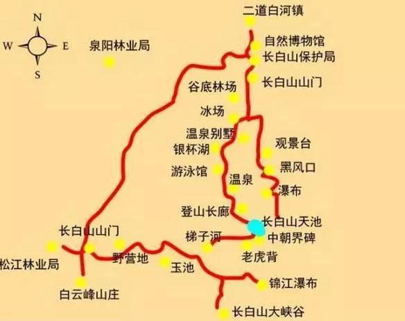 急求 :从白山市出发去长白山的散客最佳旅游路线？吉林省各城市海拔高度是多少？-图1