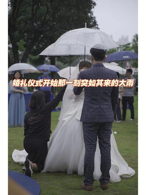 户外婚礼下雨主持词？（户外婚礼下雨）-图2