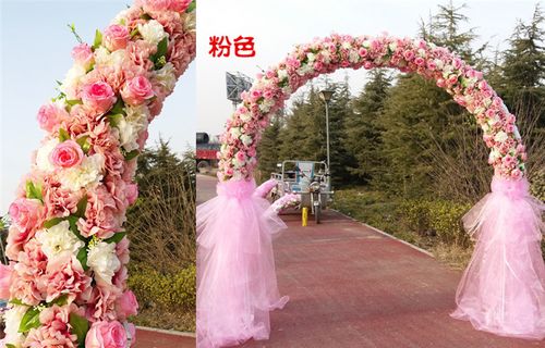 婚礼花门做法？（拱门婚礼纱）-图1