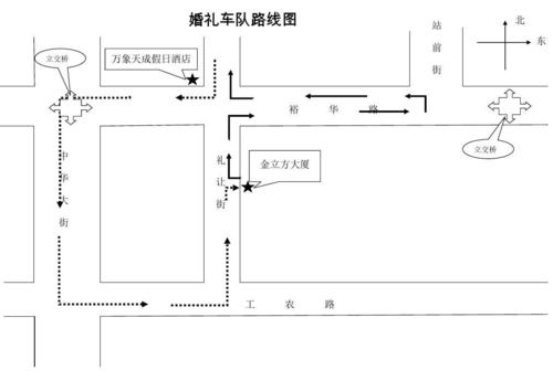 同一小区结婚婚车路线？（婚礼路线图制作）-图2