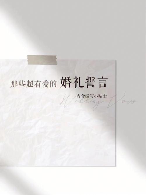 西式婚礼誓言？（西式婚礼宣誓）-图3