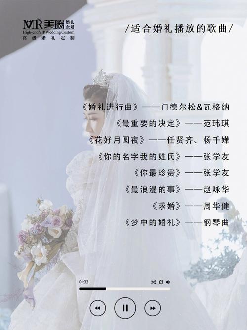 婚礼上适合放的歌？（婚礼的时候放的歌）-图2