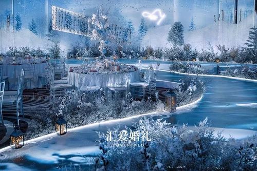 蓝色冰雪主题婚礼有多梦幻？（冰雪婚礼策划案）-图2