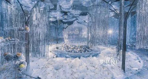 蓝色冰雪主题婚礼有多梦幻？（冰雪婚礼策划案）-图3